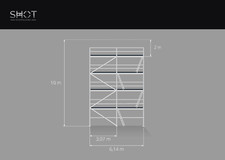 63.86 sqm Lešení scaffolding