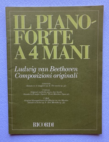 Beethoven pianoforte a 4 - il,