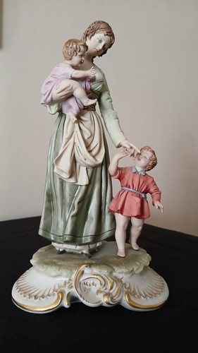 Statua capodimonte firmata - statua,