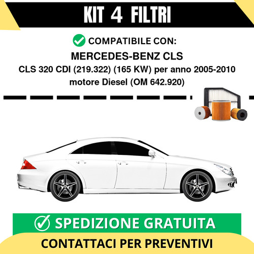 Kit filtri tagliando per - 4,