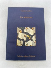 LUCIANO CANFORA - LA SENTENZA - SELLERIO EDITORE PALERMO