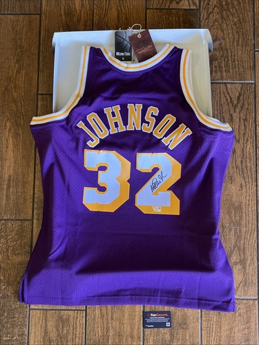 Maglia magic johnson firmata - maglia,