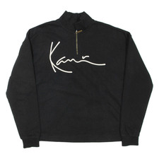 Felpa uomo KARL KANI nera 1/4