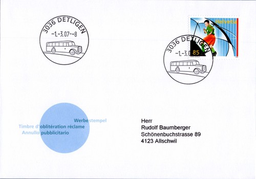 Svizzera lettera sst - lettera,