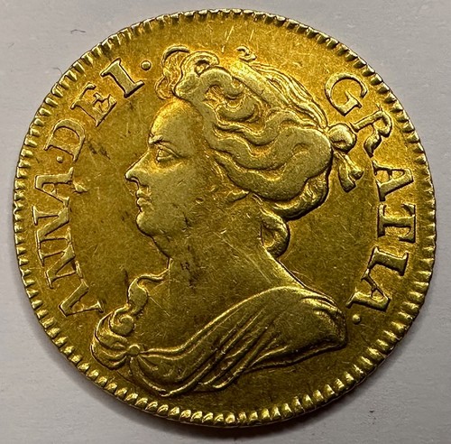 Guinea oro regina anna - anna, 1713