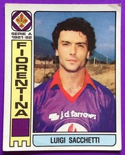 FIORENTINA, LUIGI SACCHETTI *FIGURINA STICKER N.151* PANINI COLLEZIONE 1981/1982
