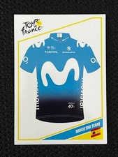 CARD PANINI MAILLOT MOVISTAR