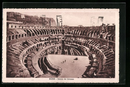 Ansichtskarte roma interno - ansichtskarte, roma,