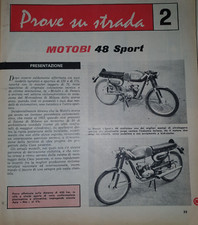 MOTO MOTOBI 48 SPORT - ADVERT PUBBLICITA' D'EPOCA ADVERTIS ADV-ML11