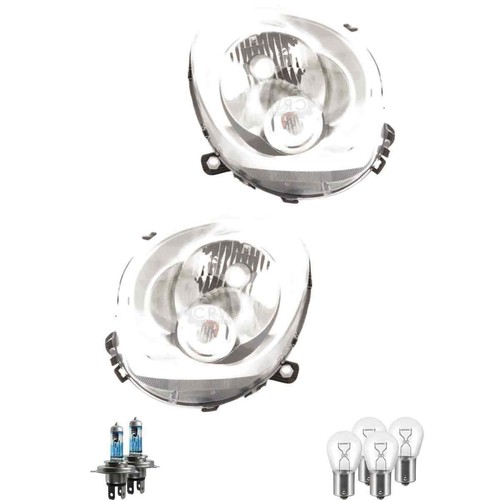 Alogeno fanale set cromo - h4,