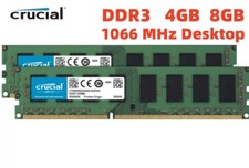 CRUCIAL 4 GB 8 GB DDR3 1066
