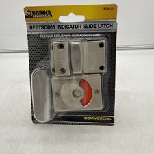 Brinks Indicatore Bagno Porta Commerciale Chiusura Scorrevole Svuoto Verde Occupato Rosso