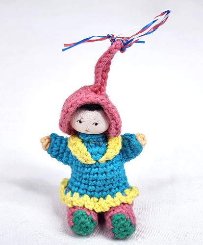 Bambola vintage amigurumi - vintage,