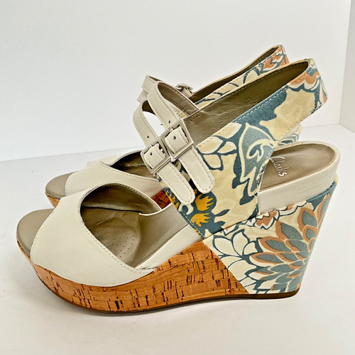 Sandali clarks bianchi pelle - sandali,