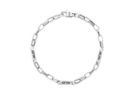 Bracciale uomo acciaio 316l - bracciale,