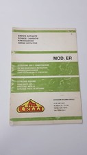 USO E MANUTENZIONE ORIGINALE PARTI DI RICAMBIO ERPICE ROTANTE MOD ER - CELLI