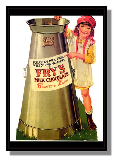 Fry milk chocolate framed - milk,