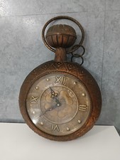 Antico Orologio da Muro Parete in Rame 35 cm Vintage