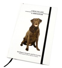Regalo Cioccolato Labrador - Quaderno Rigido 8,5 x 6" Notebook Laminato Opaco