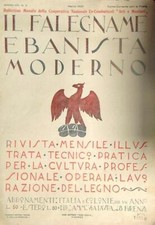 IL FALEGNAME EBANISTA MODERNO 3/MARZO 1927 AA.VV. ARS NOVA 1927  SPILLATO