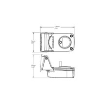 Trasduttore AIRMAR TM150M per pesca su barca, da poppa, 300 watt, fino a 180 mt