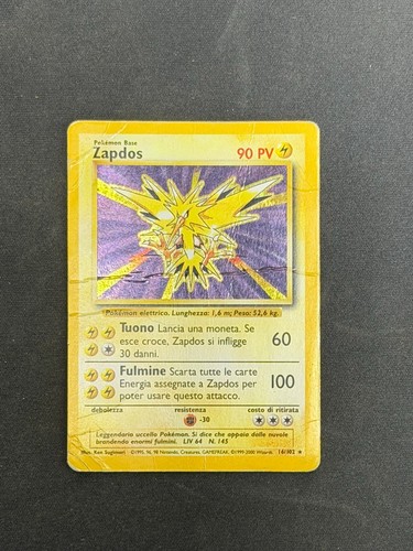 Zapdos 102 carte pokemon - 16/102,