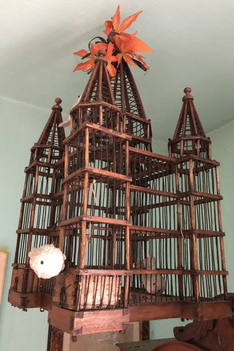 Antica gabbia per uccelli - gabbia,