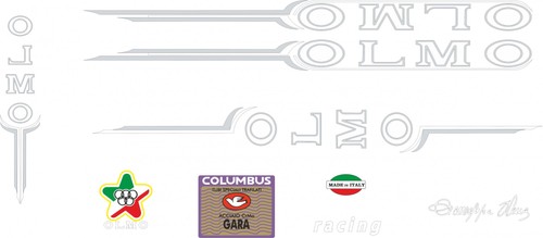 Kit adesivi telaio olmo racing - kit,