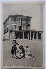 CARTOLINA PAESAGGISTICA BELLARIA HOTEL MIRAMARE SPIAGGIA ANIMATA RIMINI C1