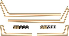 Set decalcomanie Suzuki SB200.