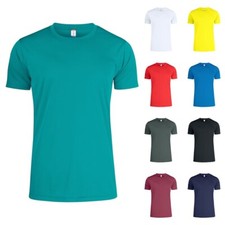 T-shirt Maglia Maglietta Donna Sfiancata Microfibra Manica Corta Running