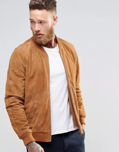 Giubbotto bomber uomo pelle