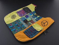 Borsa A Spalla Etnica Gibeciere Hippie Baba Cool Spiaggia Pace Amore 9696