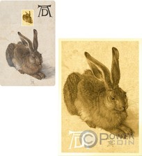 LEPRE coniglio 1/1000 oz moneta oro 3000 franchi Ciad 2025