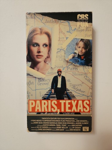 Paris texas vhs cbs fox - paris,,