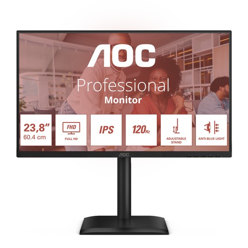 Aoc monitor led ips fhd - monitor, 23,8