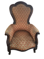 Antica poltrona in noce Luigi