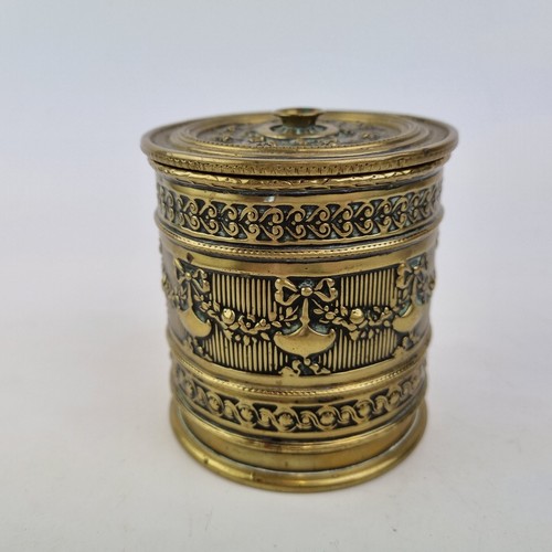 Antica scatola con corde - , in