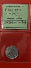 5 lire delfino 1956 molto rara
