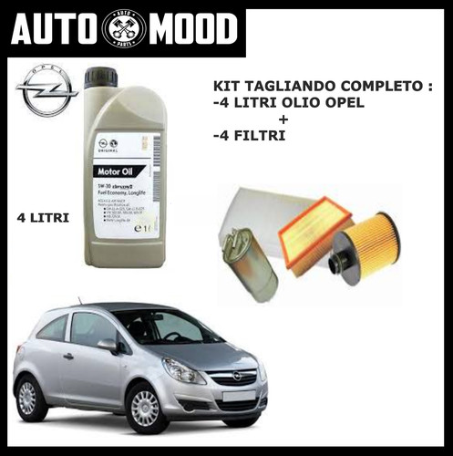 Kit tagliando opel - corsa, d