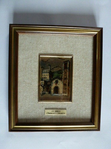 Serigrafia foglia oro - su,