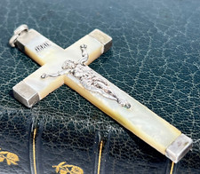 Croce antica madreperla e