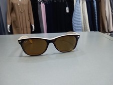 Ray-ban Rb2132 New Wayfarer Marrone Maculato Lenti Scure Tg55 Ottime Cond. W864