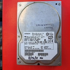 82.3GB Hitachi IDE 3.5 7200rpm HDD hard disk vintage retropc retrocomputer y2k's