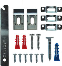Kit di sospensione di sicurezza Frame Lock con viti a testa a T - Confezione da 25 - Antifurto Secur