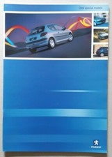 Brochure peugeot 206 - peugeot, modelli