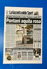 Anastatica Gazzetta dello Sport -  Marco Pantani 5 Giugno 1998 - Giro d'Italia