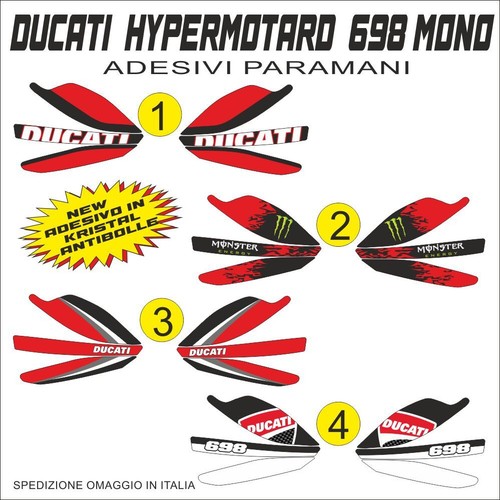 Adesivi grafica per ducati - adesivi,