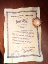Orologio Donna Eberhard in Oro 18 kt Anno1956 Funzionante Con Astuccio Originale