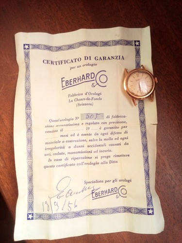 Orologio donna eberhard oro - in,